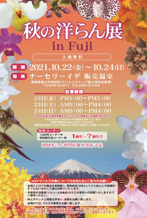 秋の洋らん展 in Fuji